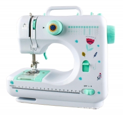 Household sewing machine mini seaming buttonhole eating thick 12 stitch sewing machine FHSM-505G